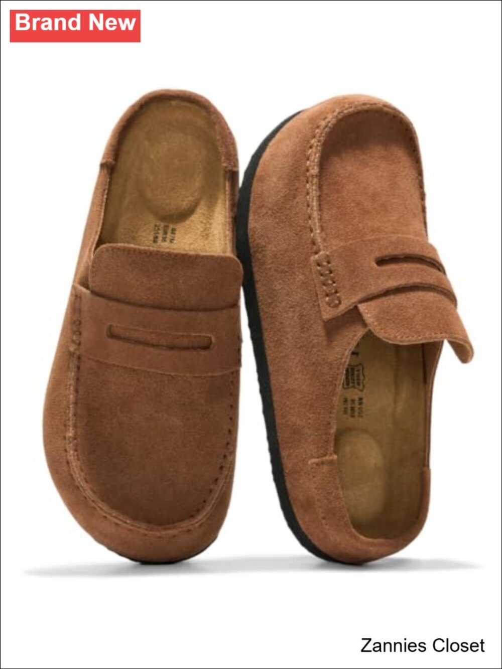 ✨Project Cloud Genuine Leather Mocc Women Fall Shoes Mules Comfort